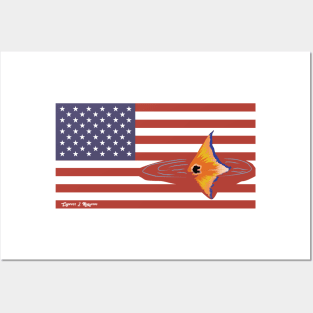 United States of Redfish Posters and Art